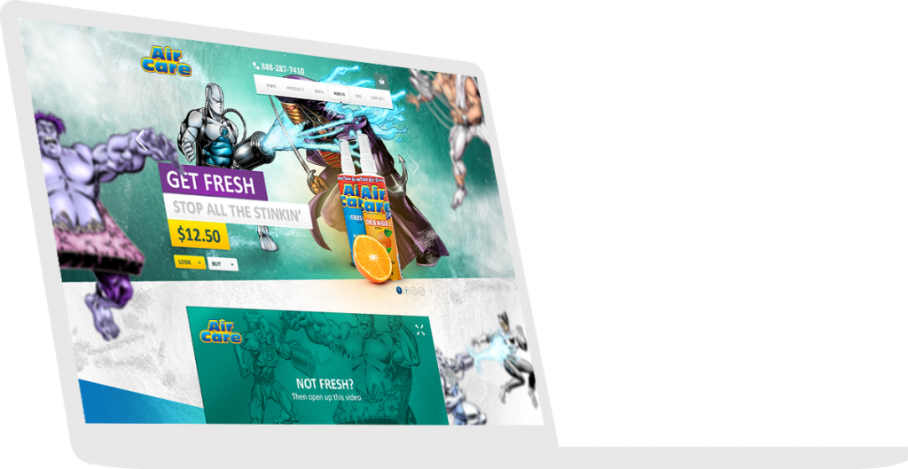 Aircare Website Design